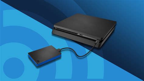 adding external hard drive to ps4.